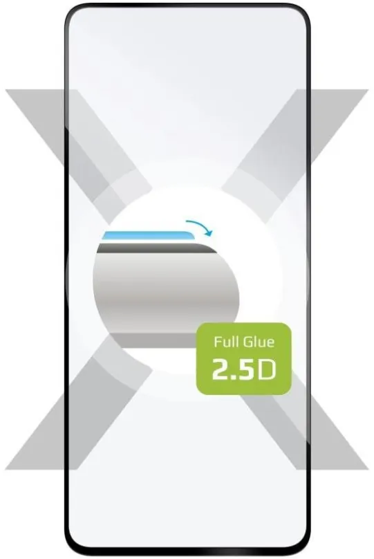 Ochranné sklo FIXED FullGlue-Cover pre Honor X8a čierne