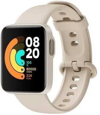 Chytré hodinky Xiaomi Mi Watch Lite (Ivory), s ovládaním v slovenčine, GPS, meranie tepu,