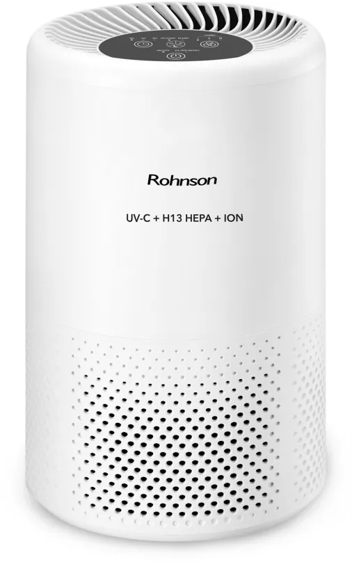 Čistička vzduchu Rohnson R-9460 UV-C + H13 HEPA + ION, výkon 120 m3/h, príkon 24 W, dopo