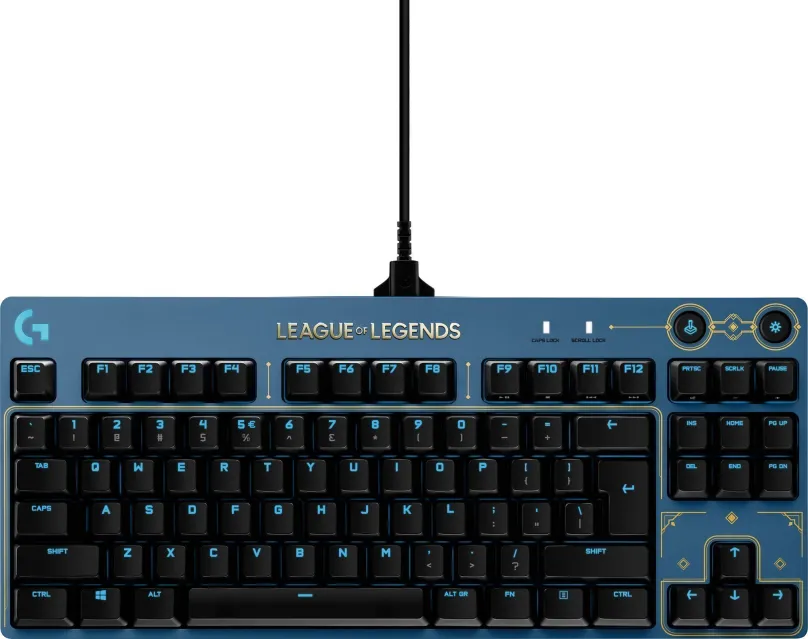 Herná klávesnica Logitech G PRO Mechanical Keyboard League of Legends Edition - US INTL