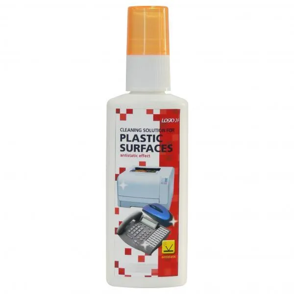 Čistiaci roztok na plasty, rozprašovač, 50ml, Logo