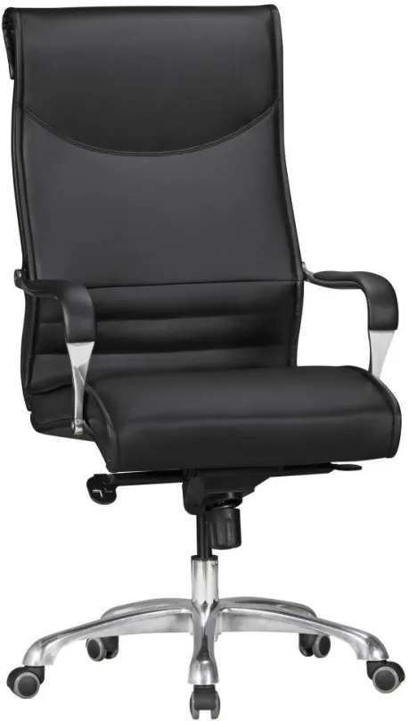 Kancelárska stolička BRÜXXI Boss, syntetická koža, čierna