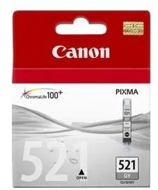 Cartridge Canon CLI-521GY sivá, pre tlačiarne Canon PIXMA MP980, MP990, MX870, výťažnosť a