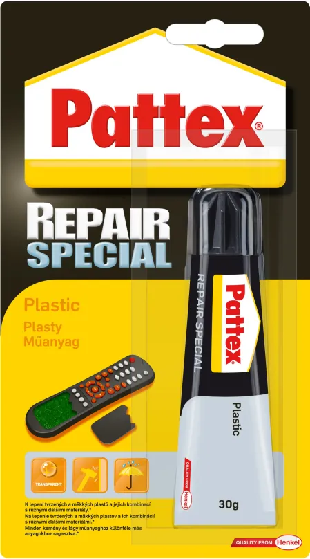 Lepidlo PATTEX Repair Special Plasty, Polyuretánové lepidlo 30 g