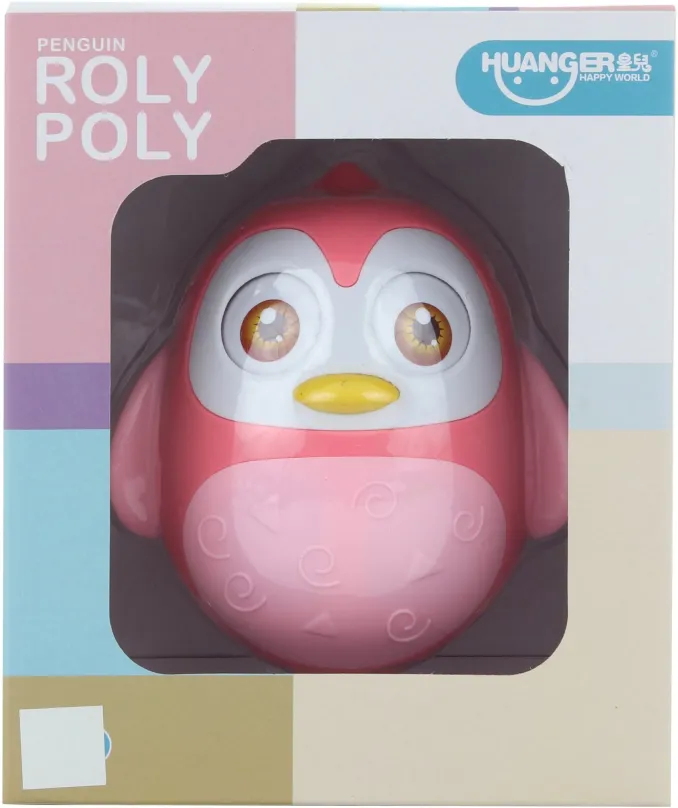 Kývacia hračka Rolly-polly ružové