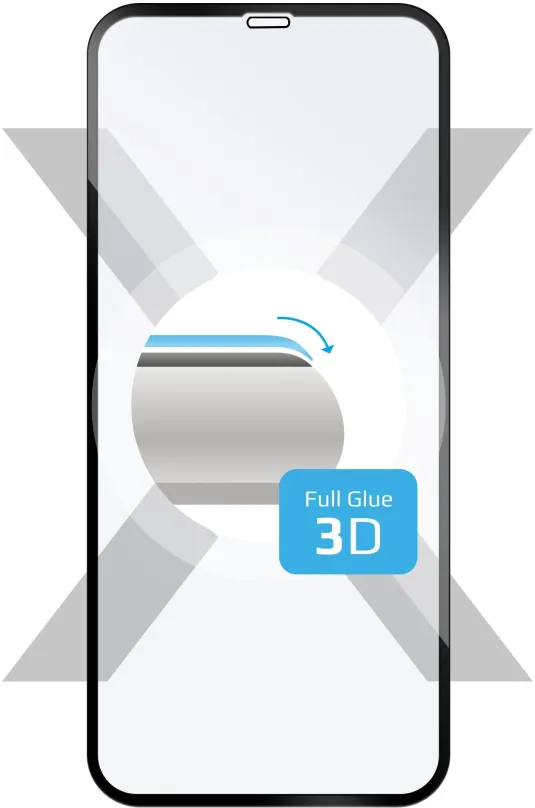 Ochranné sklo FIXED 3D Full-Cover pre iPhone XS Max / 11 Pro Max čierny