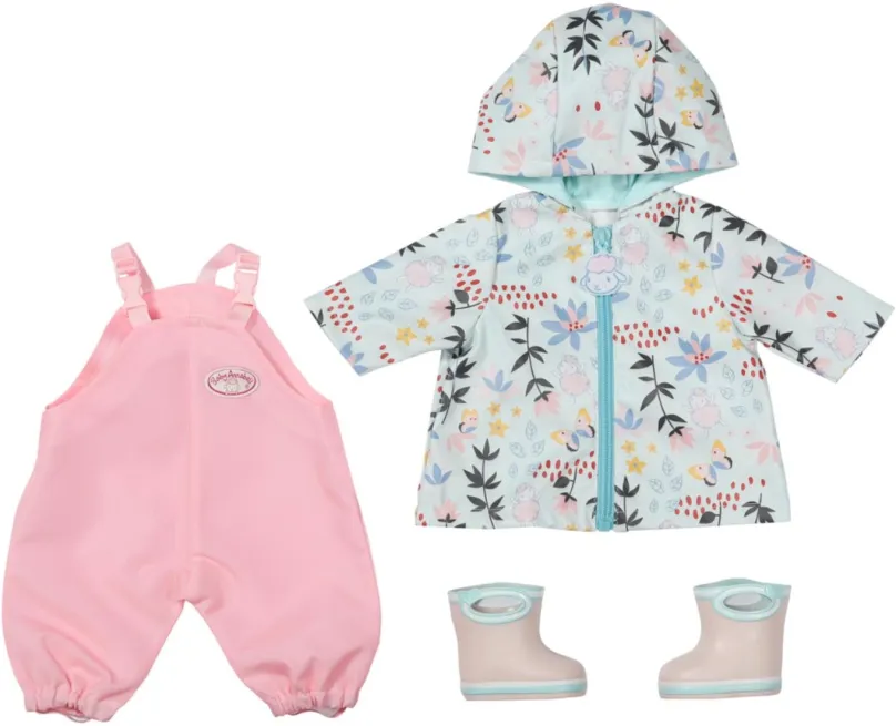Oblečenie pre bábiky Baby Annabell Súprava do dažďa Deluxe, 43 cm