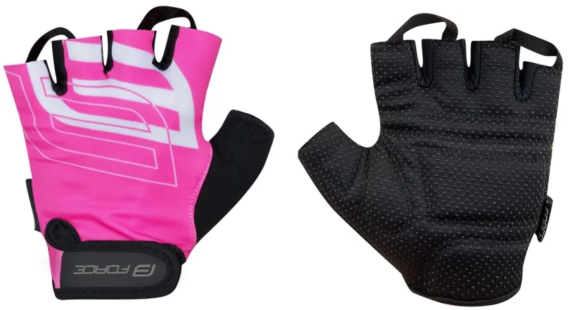 Cyklistické rukavice Force SPORT, ružové XL