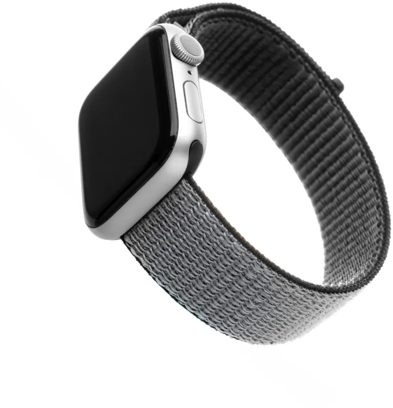 Remienok FIXED Nylon Strap pre Apple Watch 38/40/41mm sivý