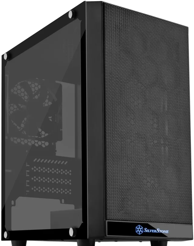 Počítačová skriňa SilverStone Precision PS15B Tempered Glass čierna