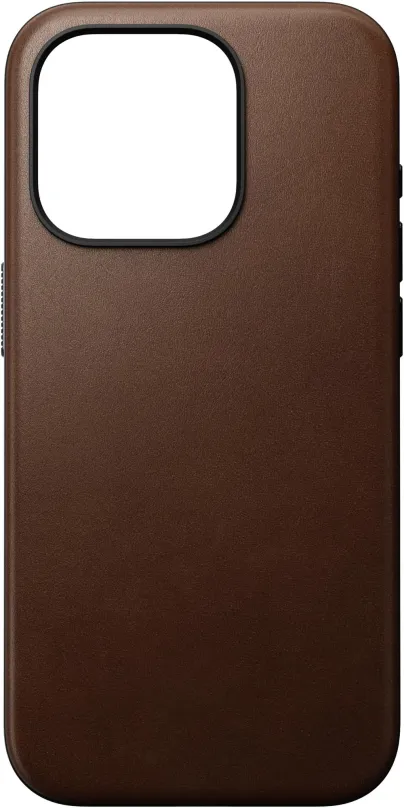 Kryt na mobilný telefón Nomad Modern Leather Case Brown iPhone 15 Pro