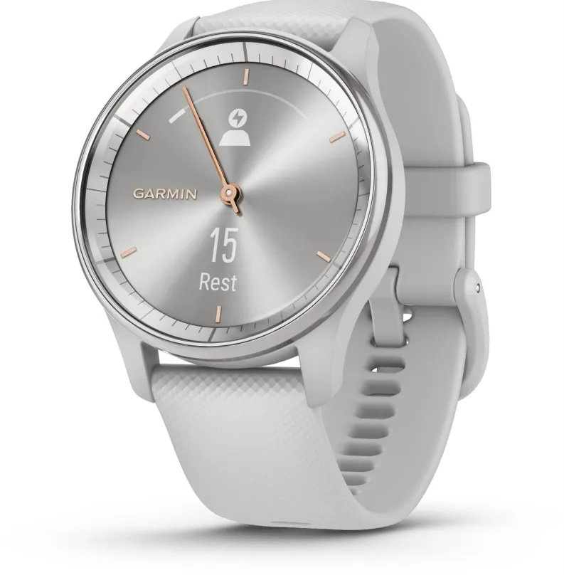 Chytré hodinky Garmin Vivomove Trend Silver/Mist Grey