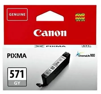 Cartridge Canon CLI-571GY sivá, pre tlačiarne Canon PIXMA MG7750, MG7751, MG7752, MG7753,