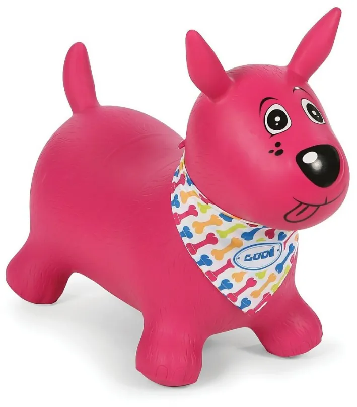 Detské hopsadlo Ludi Skákací pes ružový