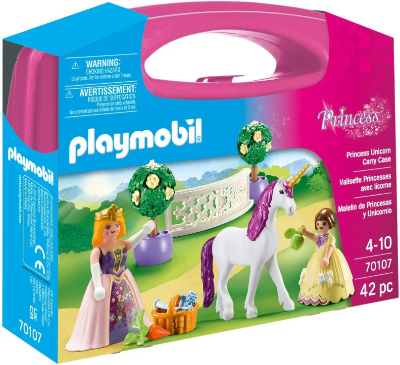 Stavebnica Playmobil Prenosný box veľký - princezná a jednorožec
