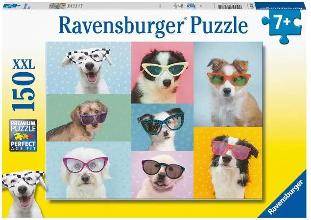 Puzzle Ravensburger puzzle 132881 Vtipné psy 150 dielikov