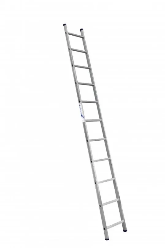 Rebrík Alumet, príložný rebrík, 11 priečok, 33 x 309 cm, max. 150 kg