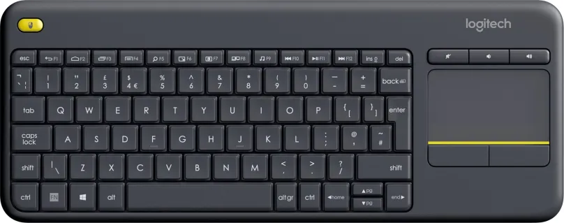 Klávesnica Logitech Wireless Touch Keyboard K400 Plus - UK