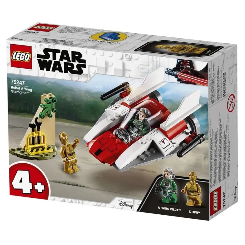 Stavebnica LEGO Star Wars 75247 Povstalecká Stíhačka A-Wing, pre chlapcov, odporúčaný vek