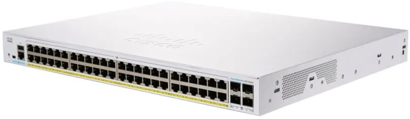 Switch CISCO CBS250 Smart 48-port GE, PoE, 4x1G SFP, do čajky, 48x RJ-45, 1x USB 2.0, 4x S