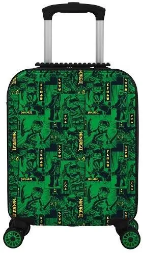 Cestovný kufor LEGO Luggage PLAY DATE 16" - LEGO Ninjago Green