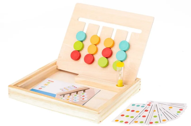 Interaktívna hračka Drevená vzdelávacia hračka zápas farby box