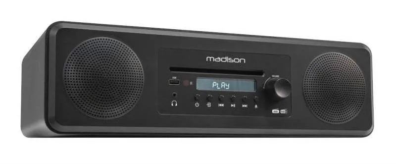 Rádio Madison MELODY-PLUS, klasické, prenosné, DAB+ a FM tuner, podpora MP3 a WAV, výkon 1