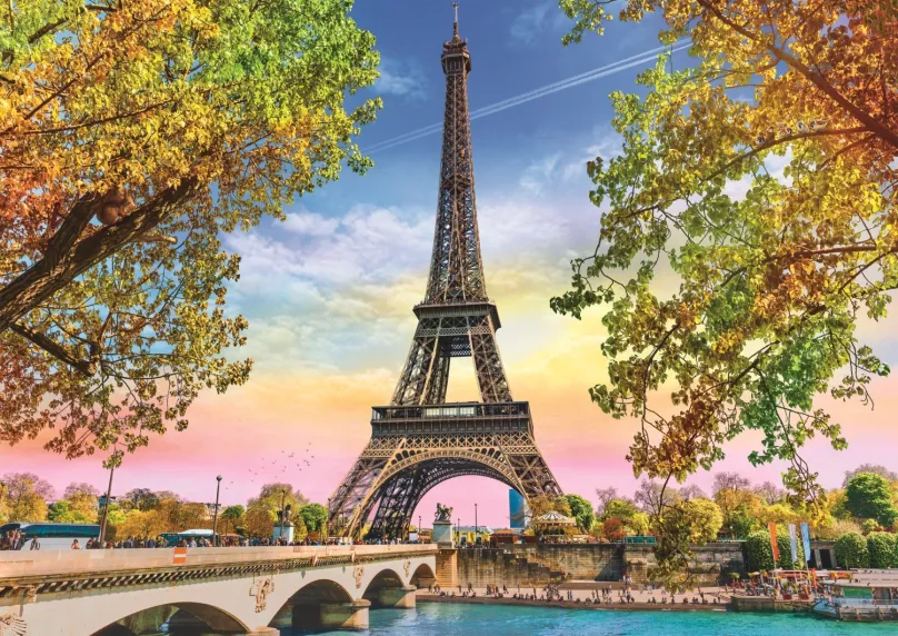 Puzzle Trefl Puzzle Romantický Paríž 500 dielikov
