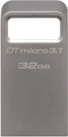 Flash disk Kingston DataTraveler Micro 3.1 32GB, USB 3.2 Gen 1 (USB 3.0), USB-A, kapacita