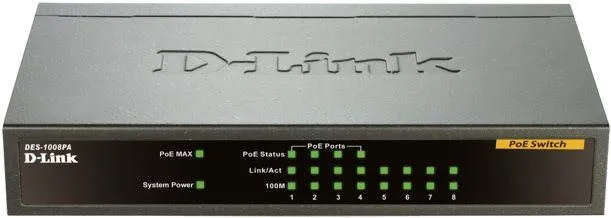 Switch D-Link DES-1008P