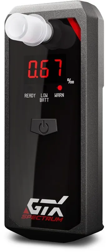 Alkohol tester GTX Spectrum, s elektrochemickým senzorom, rozsah merania 0-4‰, presnosť 0,