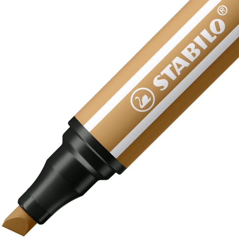 Fixy STABILO Pen 68 MAX - tmavo okrová