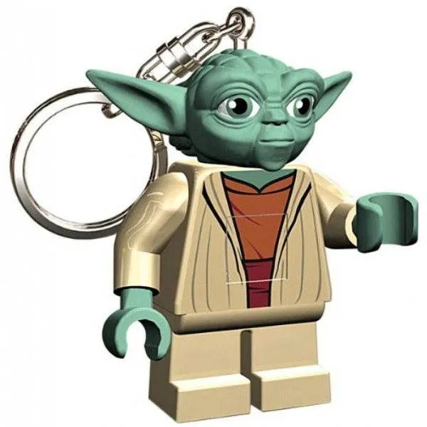 Svietiaca kľúčenka LEGO Star Wars - Yoda