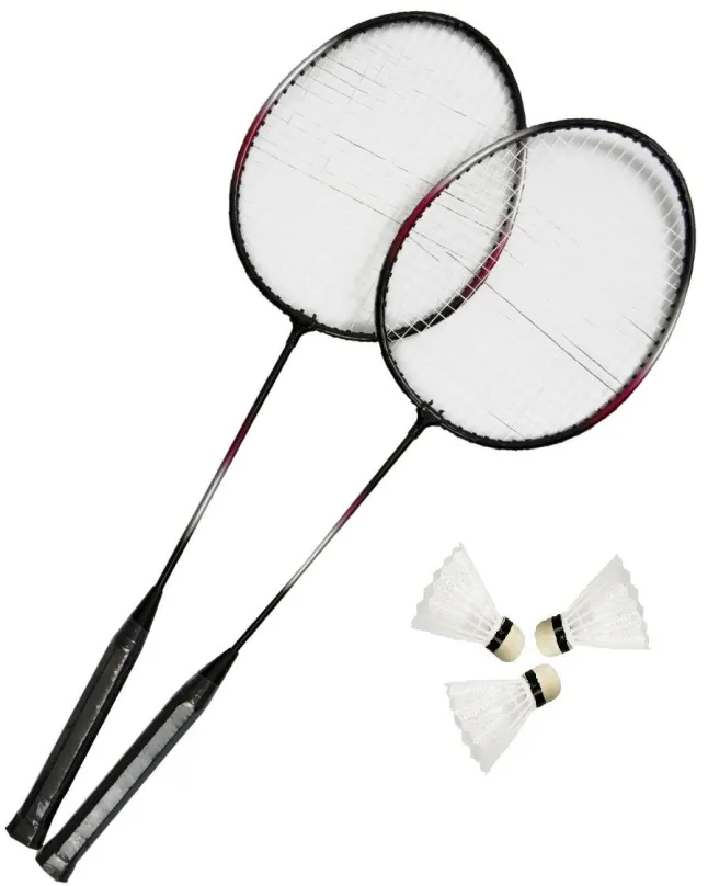 Badmintonový set Badmintonový set MASTER Fly 2, 2 rakety, 3 loptičky, dĺžka rakety: 65 cm,