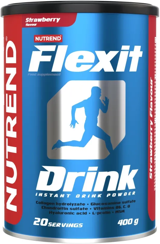 Kĺbová výživa Nutrend Flexit Drink, 400 g, jahoda