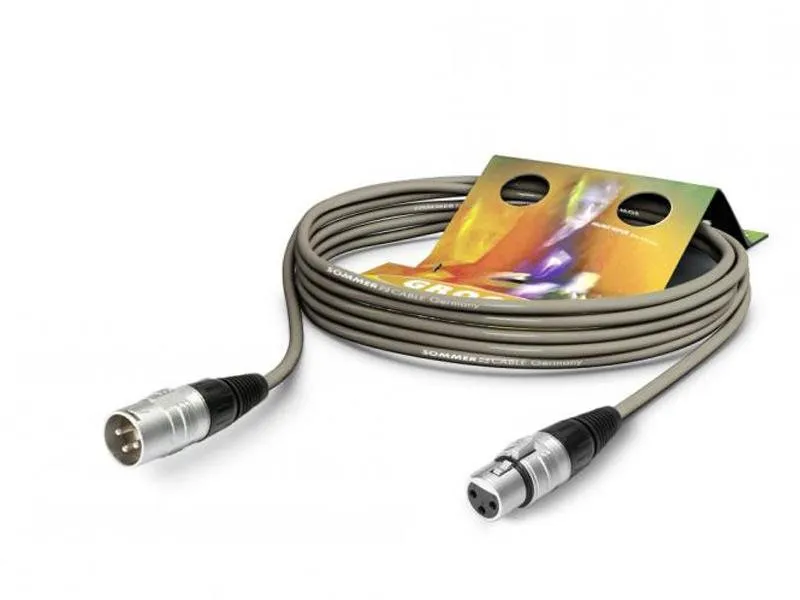 Mikrofónny kábel Sommer Cable SGHN-0300-GR 3 m