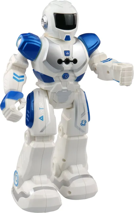 Robot Robot Viktor - modrý, hračka, programovateľný, na ovládanie a interaktívny, humanoid