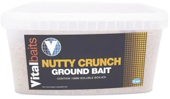 Vitalbaits Vnadiaca zmes Nutty Crunch Bucket 3kg
