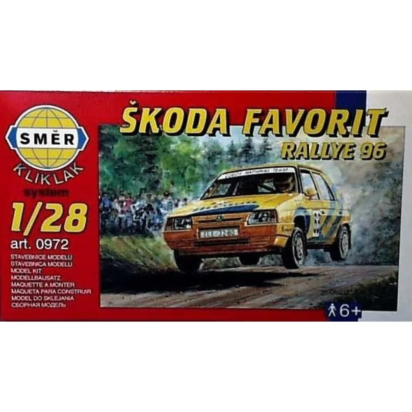 Škoda Favorit Rallye 96 1:28, stavebnica