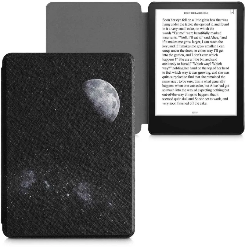 Púzdro na čítačku kníh KW Mobile - Moon - KW5625652 - Púzdro pre Amazon Kindle Paperwhite 5 (2021) - čierne