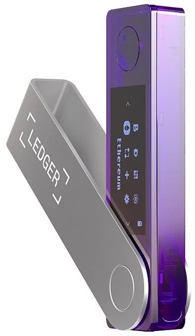 Hardware peňaženka Ledger Nano X Cosmic Purple Crypto Hardware Wallet