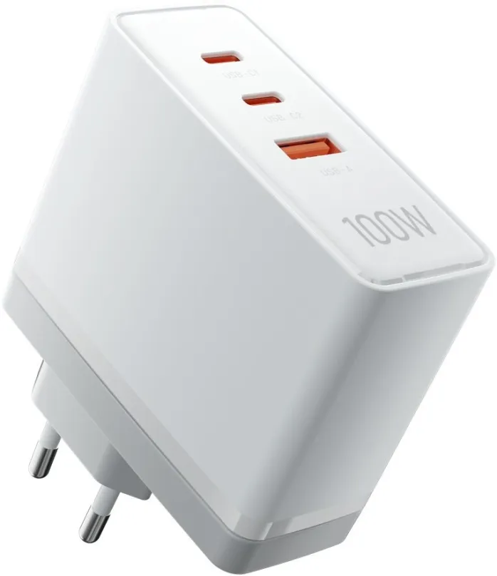 Nabíjačka do siete Vention Ultra 3-Port USB (C+C+A) GaN Charger (100W/100W/30W) White