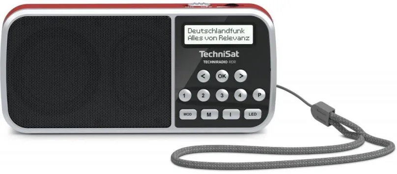 Rádio TechniSat TECHNIRADIO RDR red, s napájačom