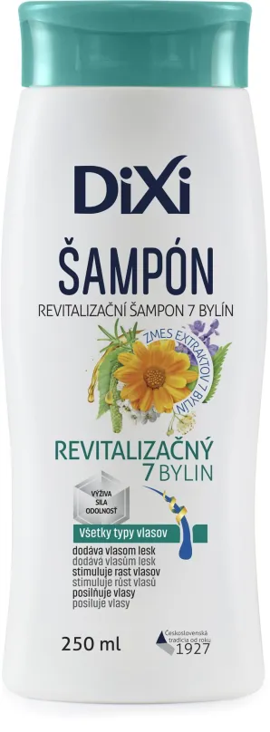 Šampón DIXI Revitalizačný šampón 7 bylín 250 ml