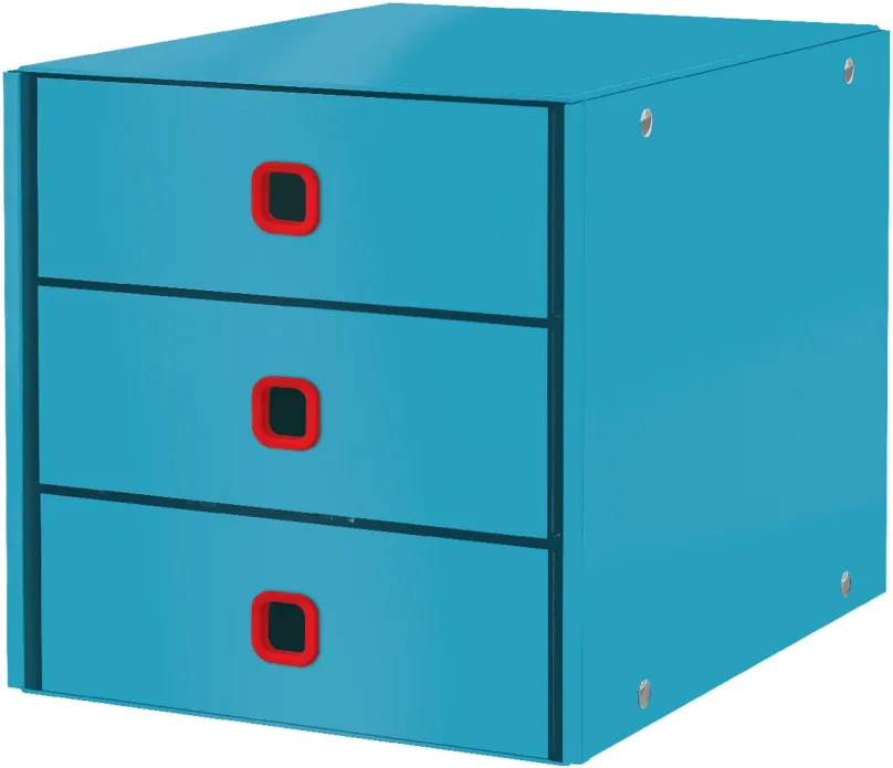 Zásuvkový box LEITZ Cosy Click & Store, 3dielny, modrý
