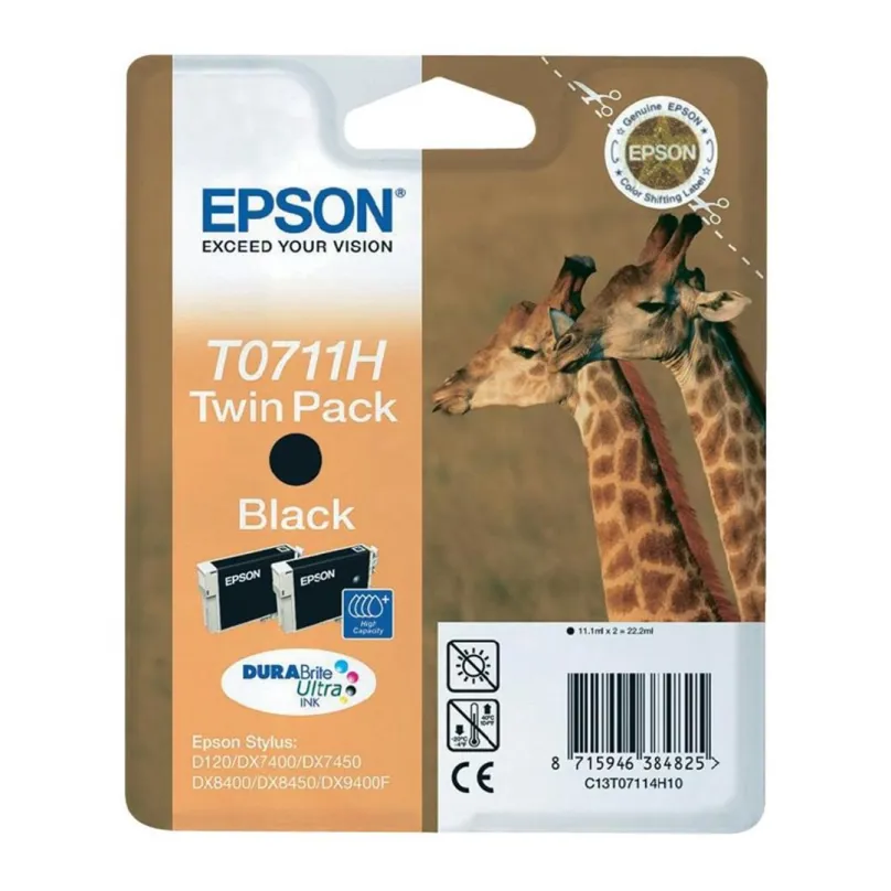 Cartridge Epson T0711H Dual Pack čierna 2ks
