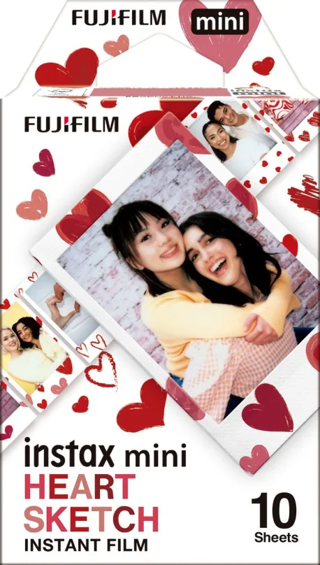 Fotopapier FujiFilm film Instax mini Heart Sketch WW1