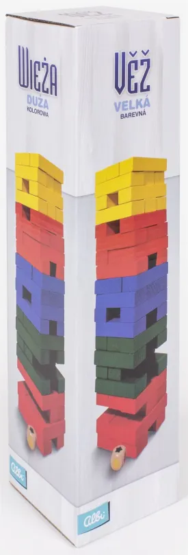 Párty hra Veža veľká farebná s kockou
