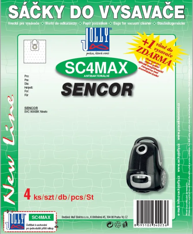 Vrecká do vysávača Vrecká do vysávača SC4 MAX - textilné