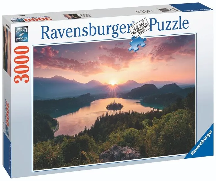 Puzzle Jazero Bled, Slovinsko 3000 dielikov